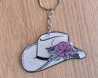 key chain western keychain cowgirl keychain cowgirl gift fun cowgirl keychain bandana keychain country girl keychain