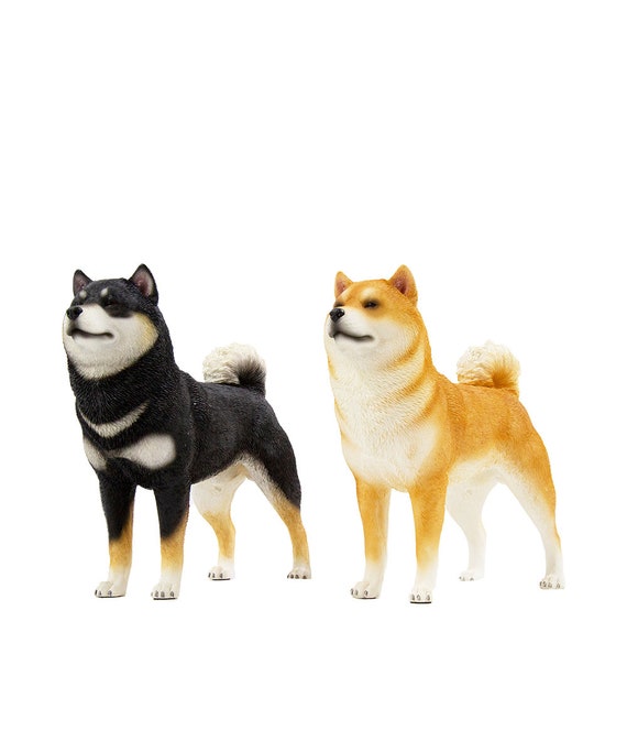 Lifelike Pet Figurinedog Figurine Shiba Inu Figurine Shiba Inu Statue 14