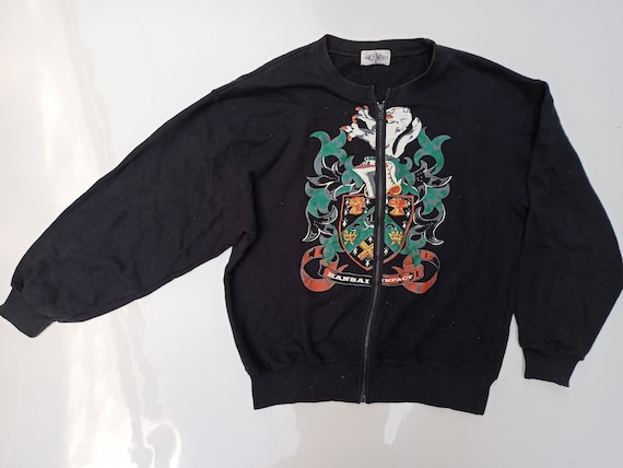 Vintage Kansai Yamamoto Sweater Zip Dragon