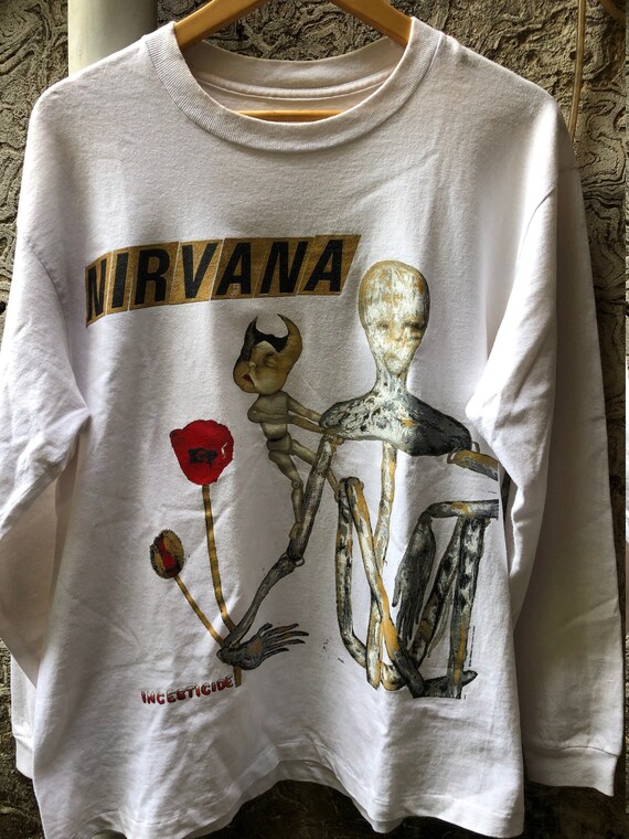 Vintage 1993 Nirvana Incesticide Double Side Longs