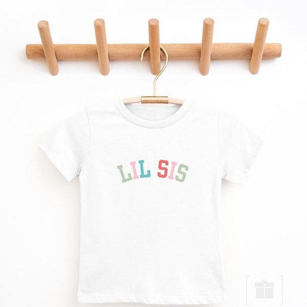 Lil Sis Shirt, Little Sister, Toddler's Tee, Cute Kids Shirt, Big Sis, Little Sis, Sister Shirts, Matching, Family T-Shirts, Future Sister