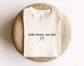 Make Heaven Crowded T-Shirt Gift Christian Apparel, Gift Friend, Bible Verse Shirt Woman Faith Based Apparel