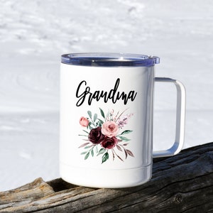 Best Grandma Ever Coffee Mug, Insulated Travel Tea Mug With Handle And Lid,  Grandma Mug For Birthday Christmas Mothers Gifts Day, Gifts For Grandma And  Women - Temu
