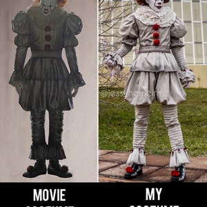 Pennywise Cosplay (Screen Genaue) ES Kapitel 2 / IT Film 2017