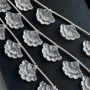 8 Pieces Beautiful! Natural Crystal Fancy carved beads, Crystal carving beads for jewelry making, Crystal beads, Crystal carving, 17x22MM
