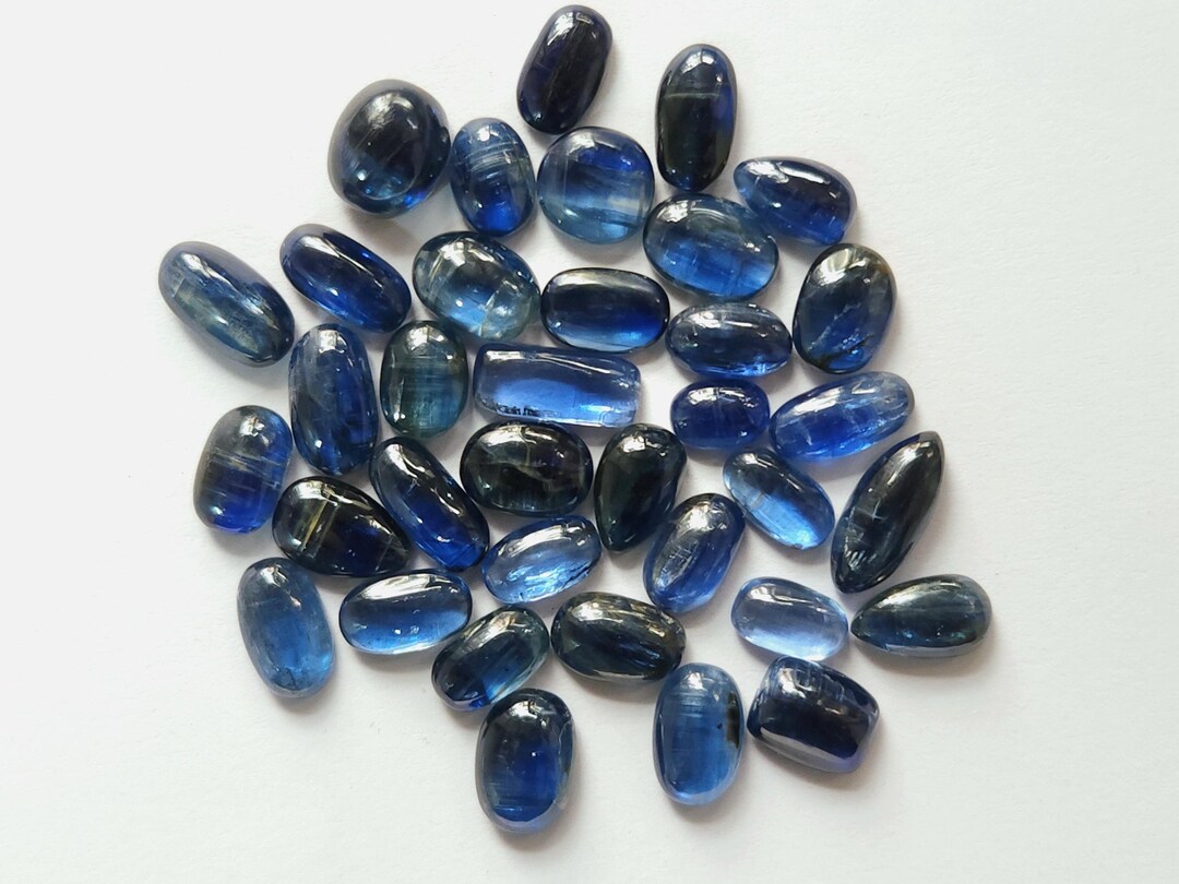 Natural Blue Kyanite Gemstone Mix Shape Cabochons, Kyanite Loose ...