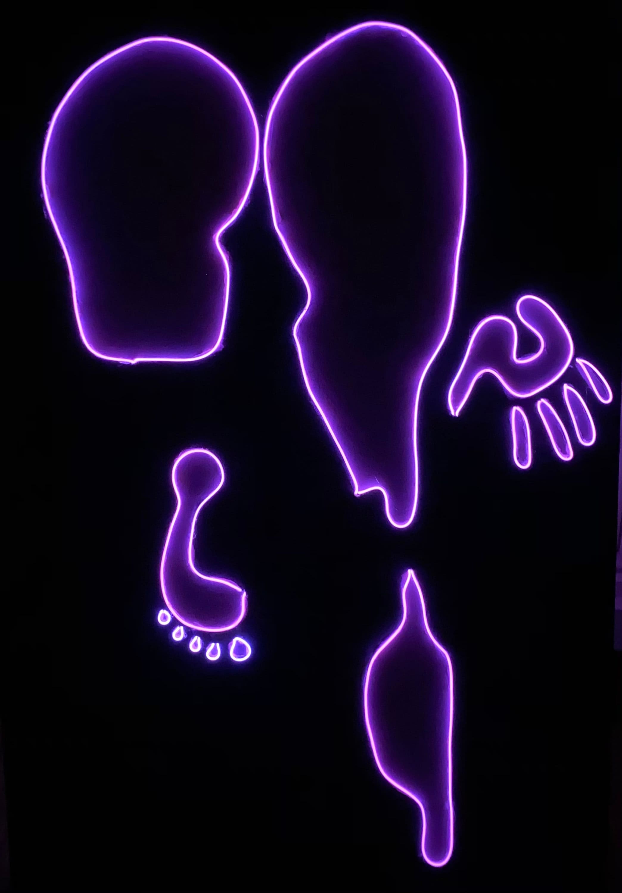 TikTok Inspired Body Art Print Etsy