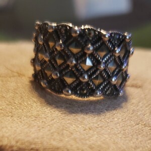 Art Deco Sterling Silver Rings*Silver Ring*Sterling Ring*Sterling Silver Ring*Art Deco Jewelry*Art Deco Ring*Silver Art Deco Ring*SS Ring