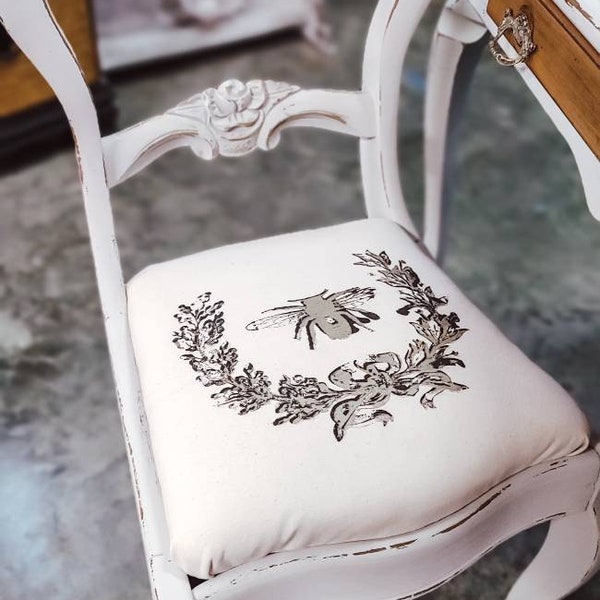 Antique Chair Refinished Etsy