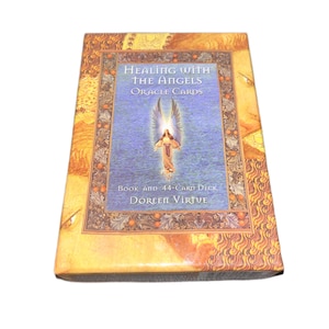 Vintage 1999 Hey House Healing With The Angels Oracle Cards Sealed 44 Card Deck