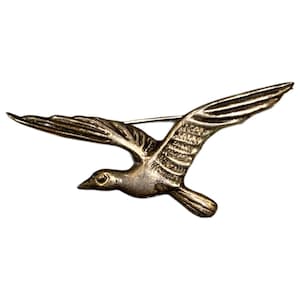 Vintage Sterling Silver Flying Bird Brooch Made in Mexico