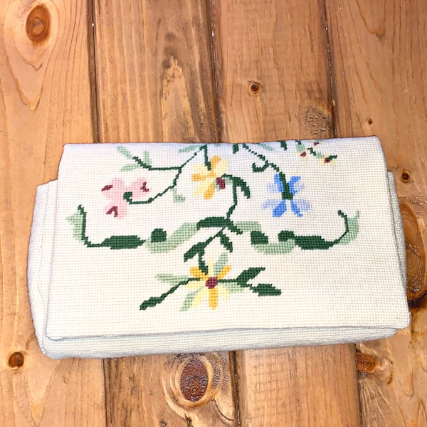Needlepoint Clutch Etsy