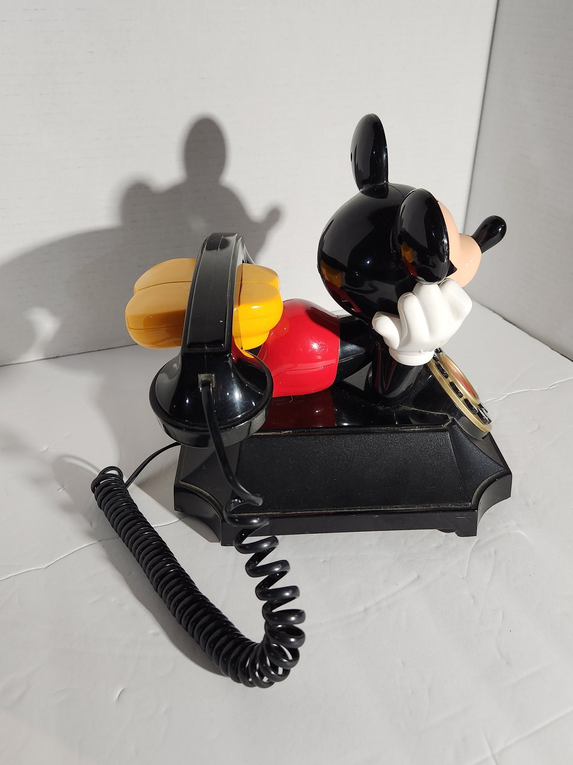 Vintage 1990s Disney Mickey Mouse Telemania Pushbutton Landline Vintage 1990s Disney Mickey Mouse Telemania Pushbutton Landline