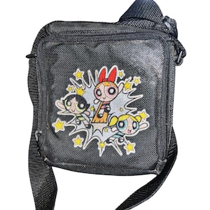 Vintage 1990er Jahre Power Puff Girls Nintendo Gameboy Reisetasche Tragetasche