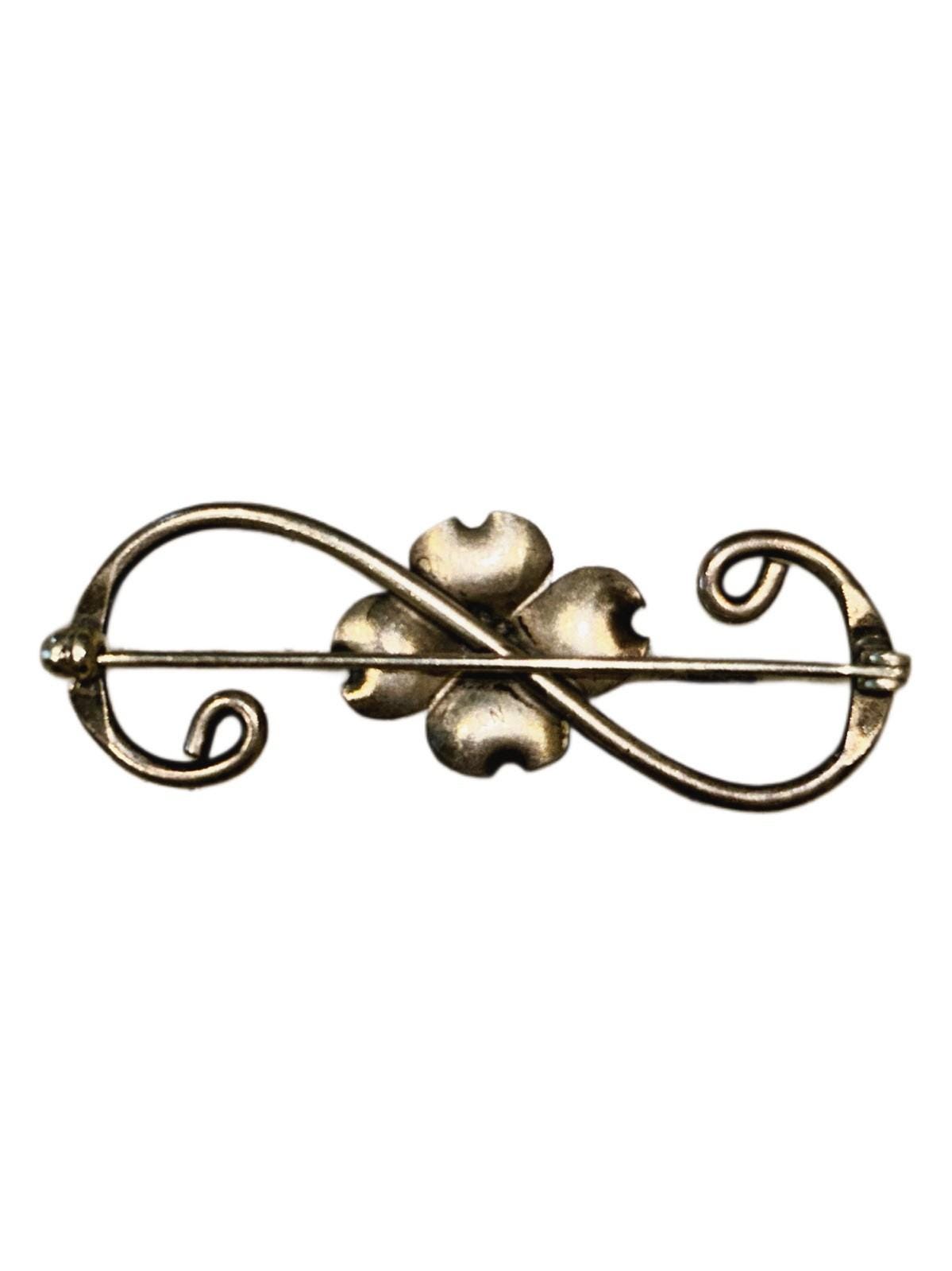 Broche Vintage En Argent Sterling Signée NY - Fleur De Cornouiller Sculptée, Occasion