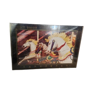 Charles Lynn Chick Bragg &quot;Carrousel&quot; Horse Raging Heart Unlimited Ed Poster