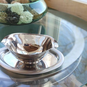 Vintage Tramontina Gravy Boat * Brazilian Vintage Gravy Boat * vintage silver gravy boat * mid century gravy boat * mid century vintAge