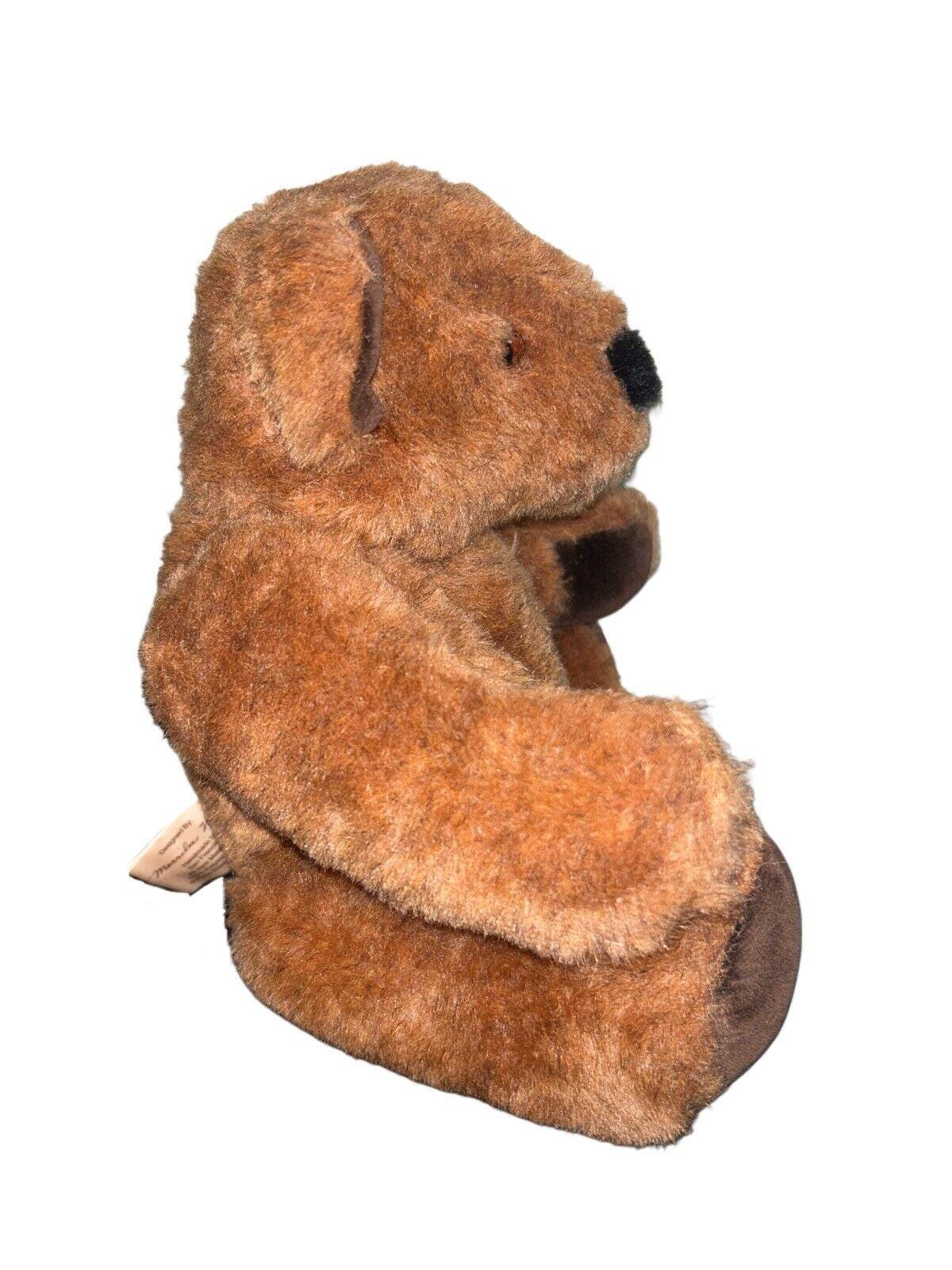 Vintage Retired Handmade Jointed Teddy Plush From the Basic Brown
