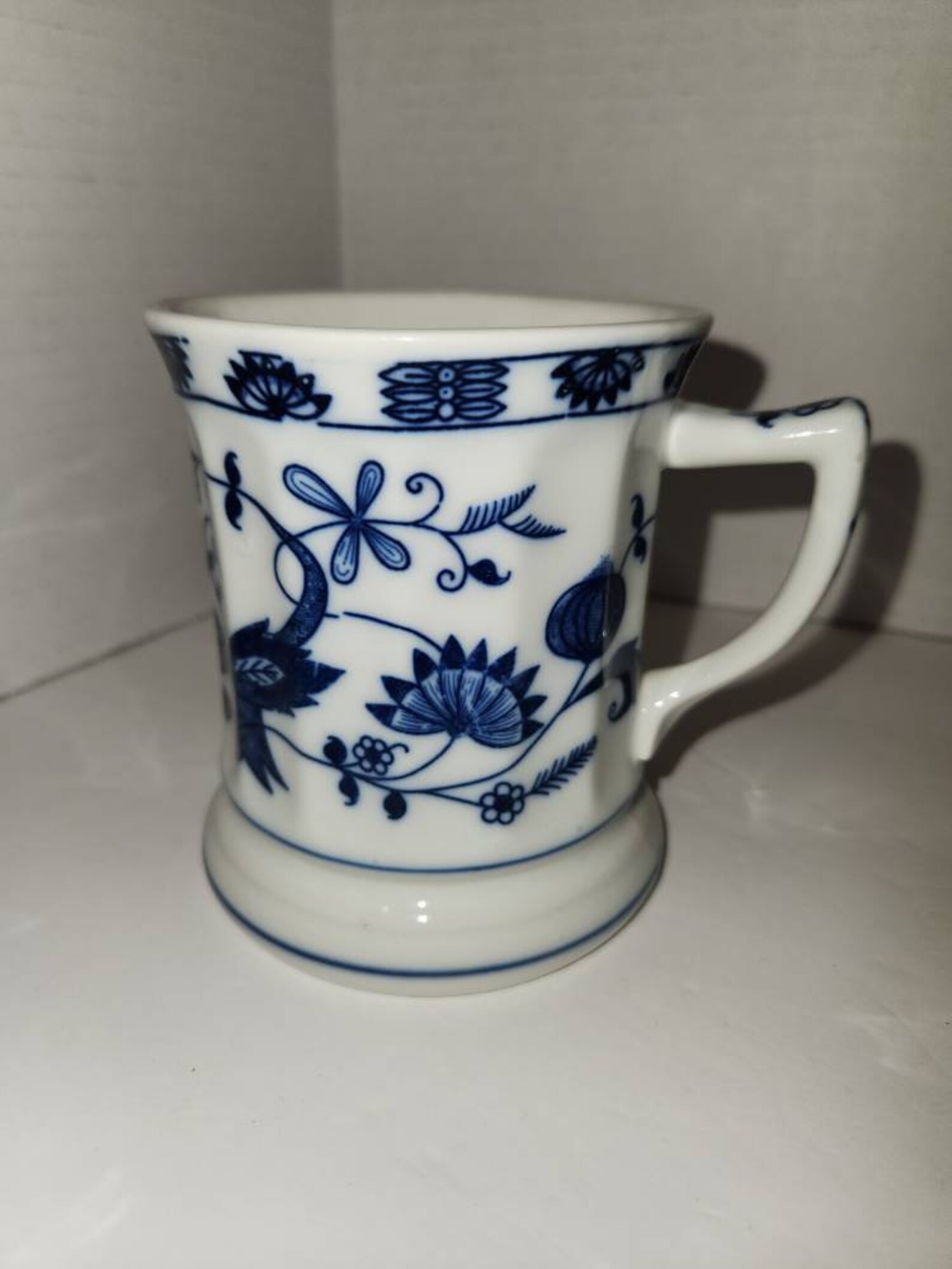 Vintage Vienna Woods Fine China Porcelain Delft Blue Windmill Etsy
