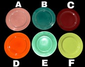 Vintage Fiesta Ware Bread Plates USA Various Colors (Free Shipping)