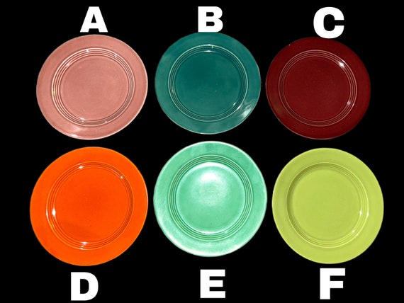 Vintage Fiesta Ware Bread Plates USA Various Colors - Etsy