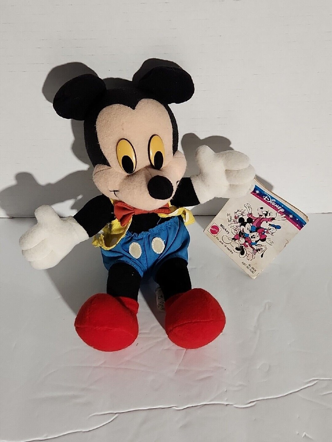 Vintage Disney Mickey Mouse Plush Toy Etsy