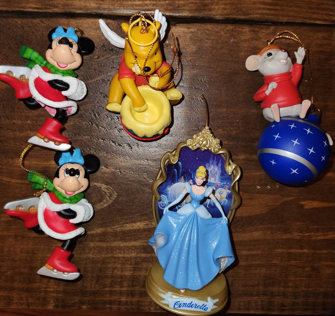Vintage Disney Christmas Ornaments Minnie, Cinderella, Bernard and — free download