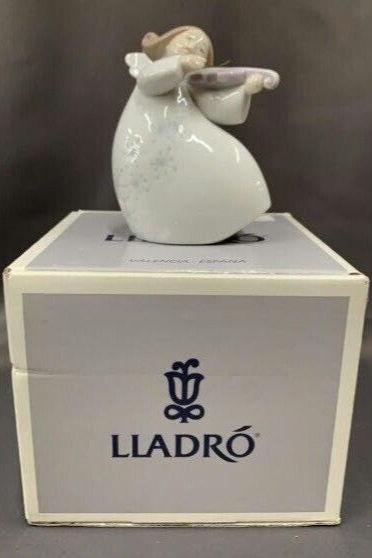 Lladro 1997 Violin Celestial Little Angel With Violin #06529