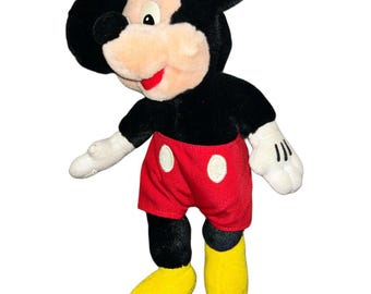 1980年代のヴィンテージディズニーランドミッキーマウスぬいぐるみ16