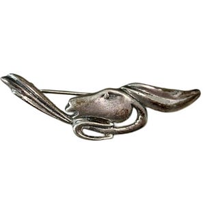 Vintage Art Deco Sterling Silver 925 Horse Brooch