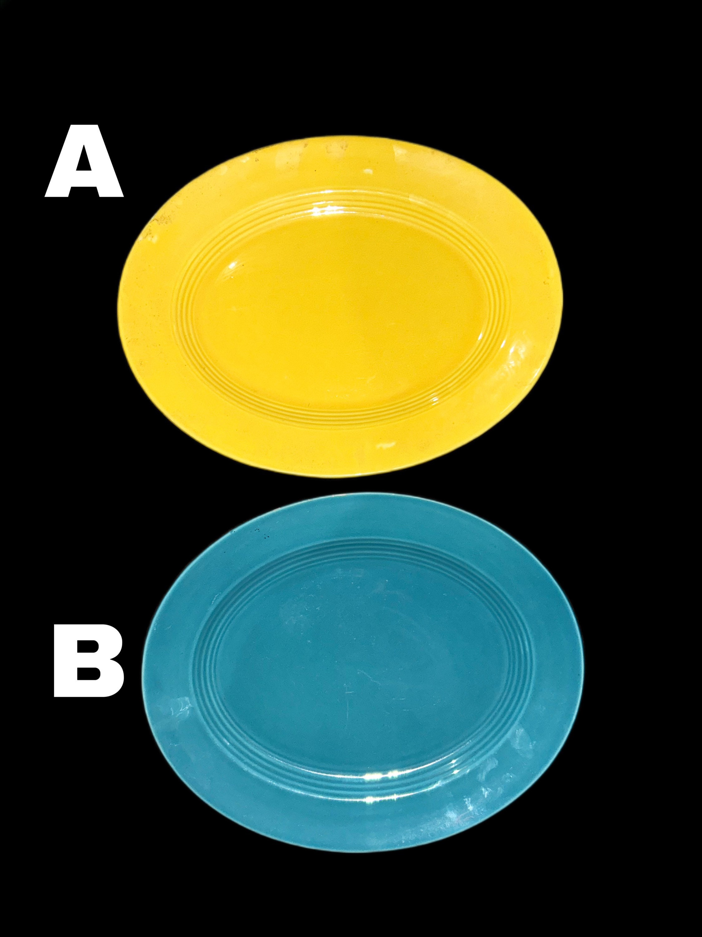 Vintage Fiesta Ware Oval Serving Platters Fiesta USA Various Colors