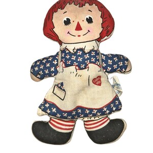 Vintage Knickerbocker Raggedy Ann Bean Bag Style Play Doll
