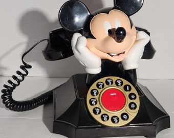 ヴィンテージ ミッキーマウス 電話 • 90年代ディズニー コレクターズ