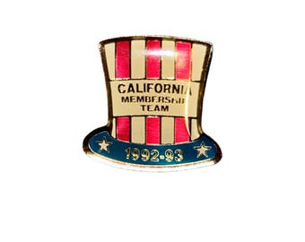 California 2019 Vintage Anstecknadel