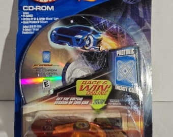2002 Hot Wheels Planet Cd-rom Red MS-T Suzuki Protonic Energy Car