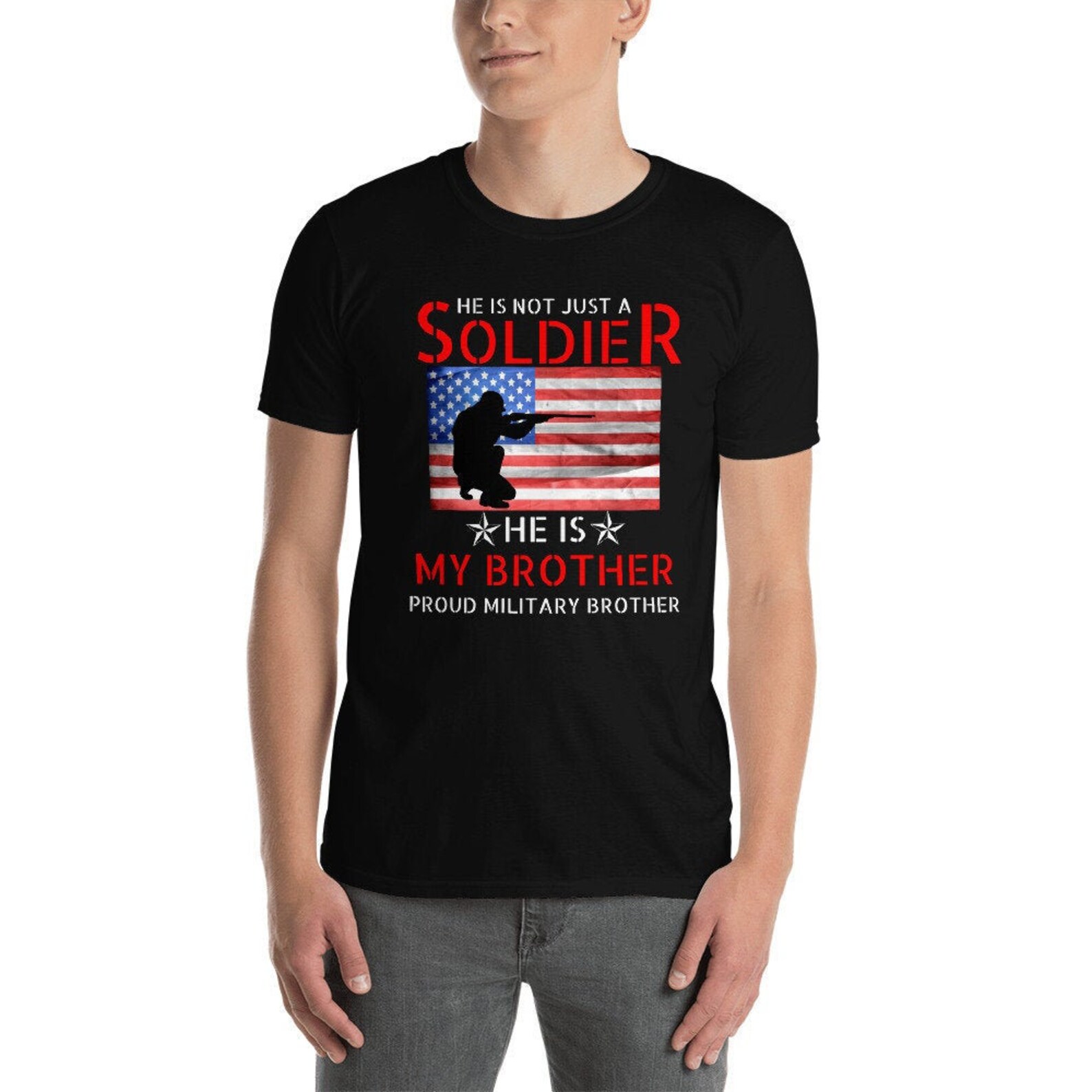 Military Brother Shirt Military Gift Military Brother Etsy