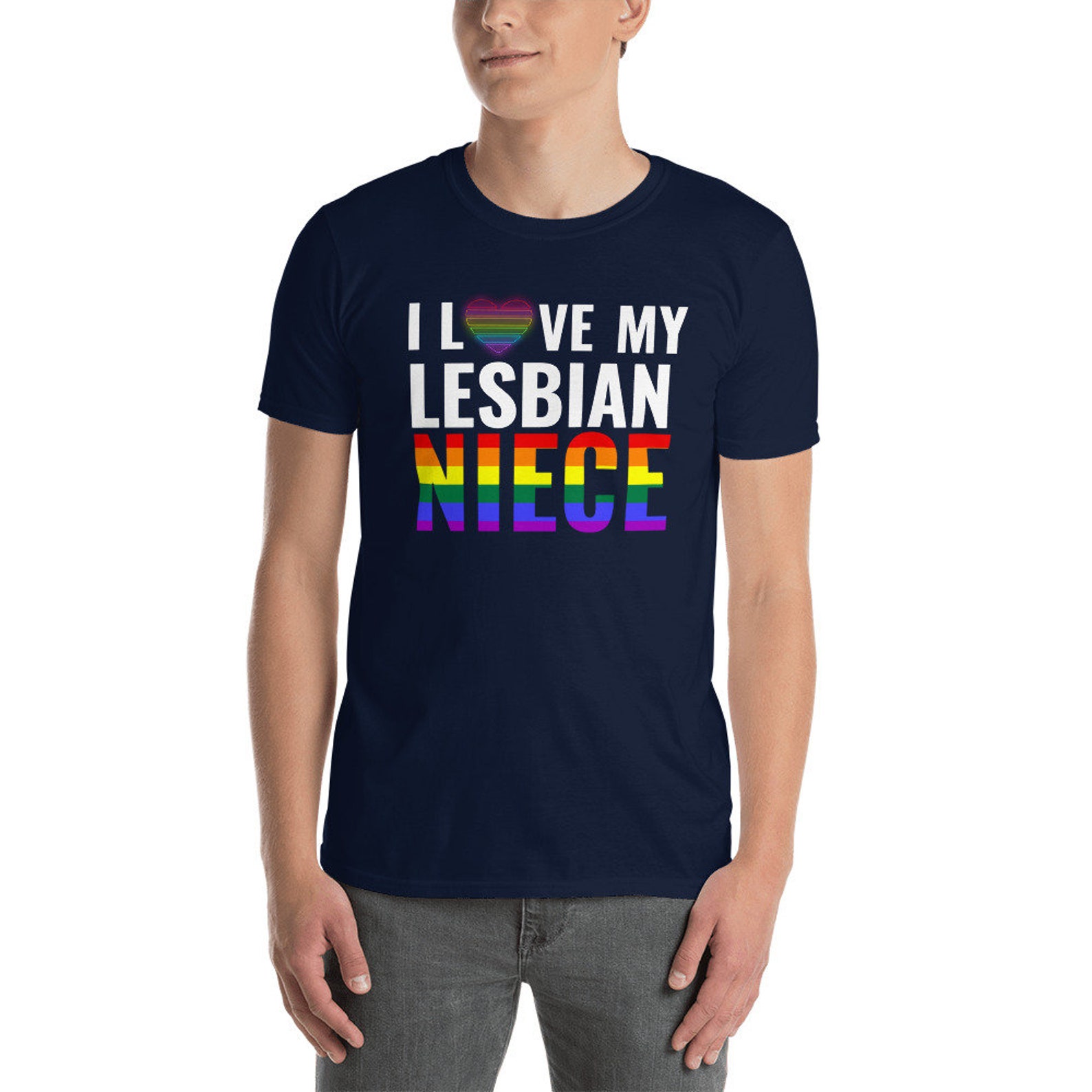 I Love Lesbian Niece Shirt Niece T Aunt Shirt Aunt T Etsy