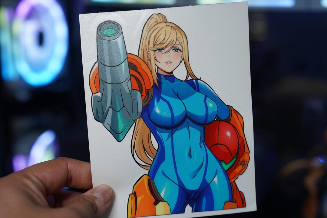 Anime Waifu Samus Aran Decal #32 - Etsy
