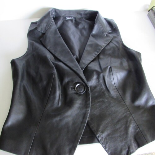 Womens Leather Vest Camel Leather Clothing Cowgirl Vest Etsy