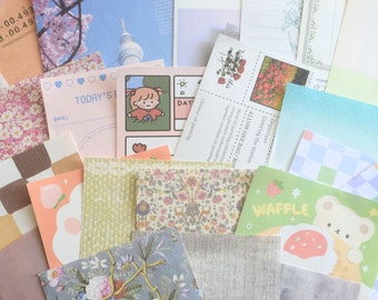 30/60 Piece Memo Paper Grab Bag, Cute Stationery