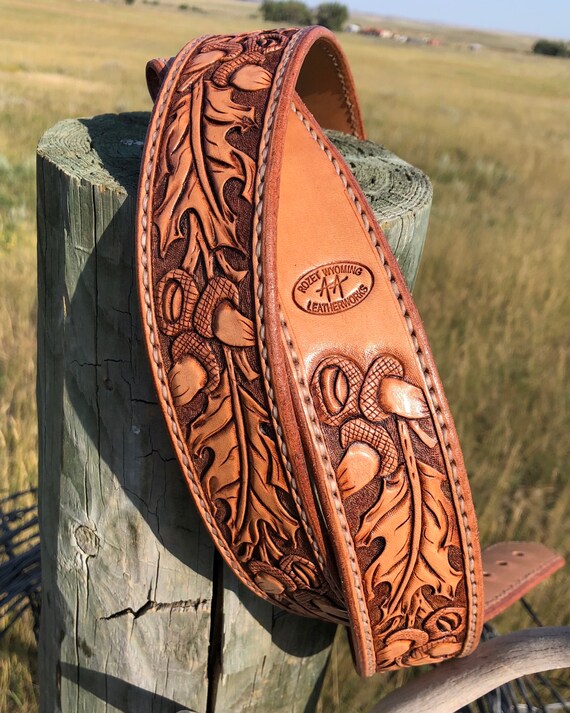 oak leaf belt buckle