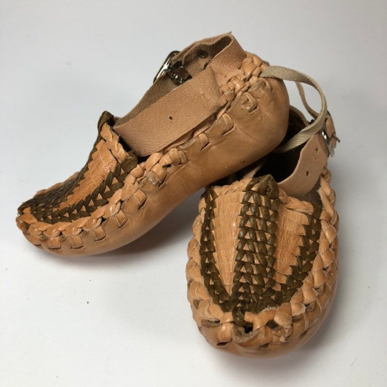 Opanak traditional girls handmade folklore leather dancing shoe folklor opanci