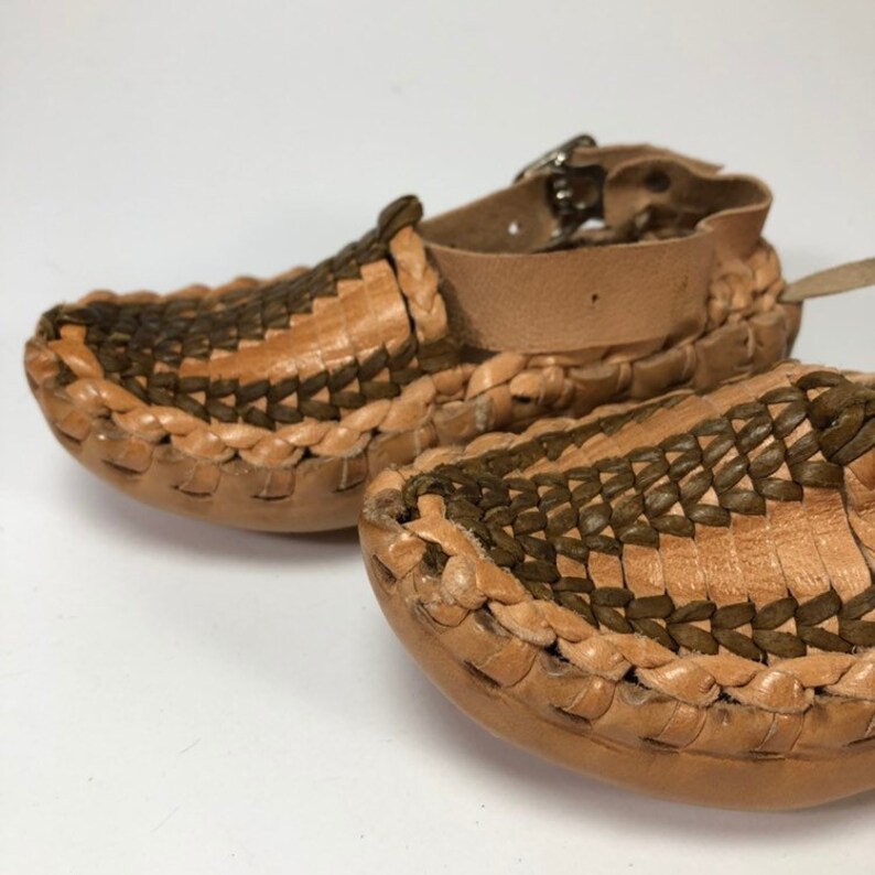 Opanak traditional girls handmade folklore leather dancing shoe folklor opanci