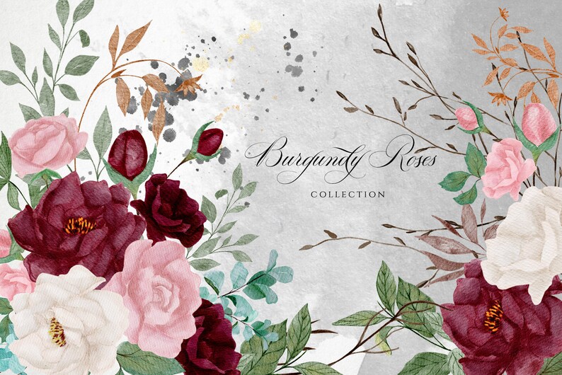 Scrapbooking Embellishments Floral Clipart Bundle 12 In 1 Watercolor Flower Clipart Digital Clipart Png Files For Sublimation Watercolor Floral Clipart Bundle