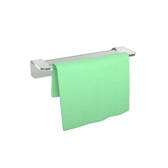 Portaasciugamani bidet adesivo senza foratura in plexiglass trasparente  accessori bagno adesivi Porta salviette inossidabile -  Italia