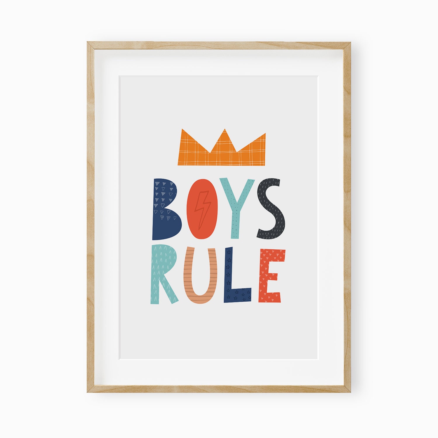 Boys Bedroom Decor Set of 3 Printables Kids Wall Art Boys Etsy
