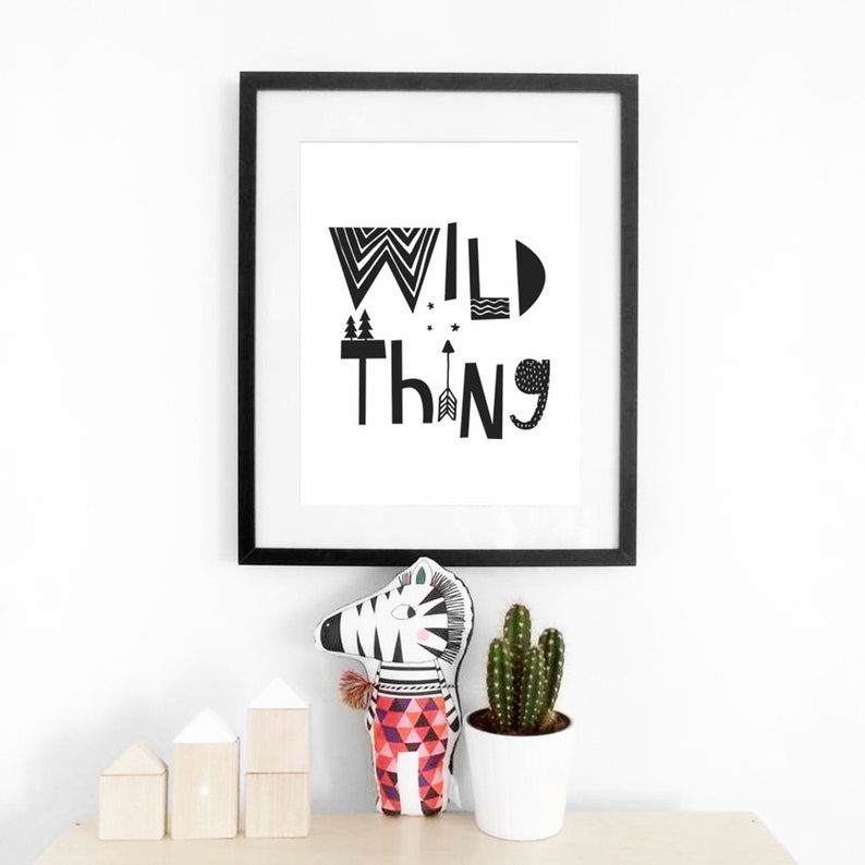 Black and White Nursery Decor Printable Quote Mini Learners Etsy