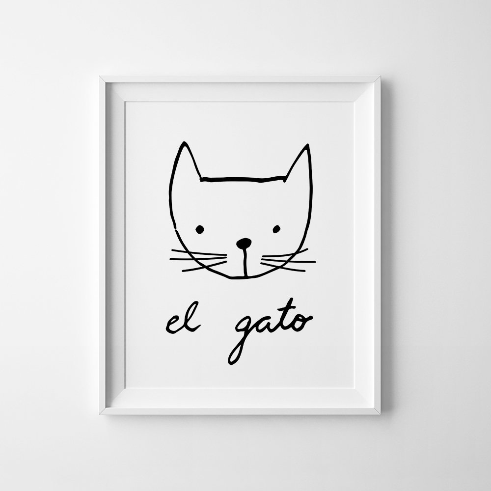 Black and white nursery printable Downloadable Print nursery Etsy