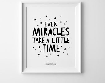 Even Miracles JPG Even Miracles take a little time SVG Even miracles take a little time PNG Instant Download 20