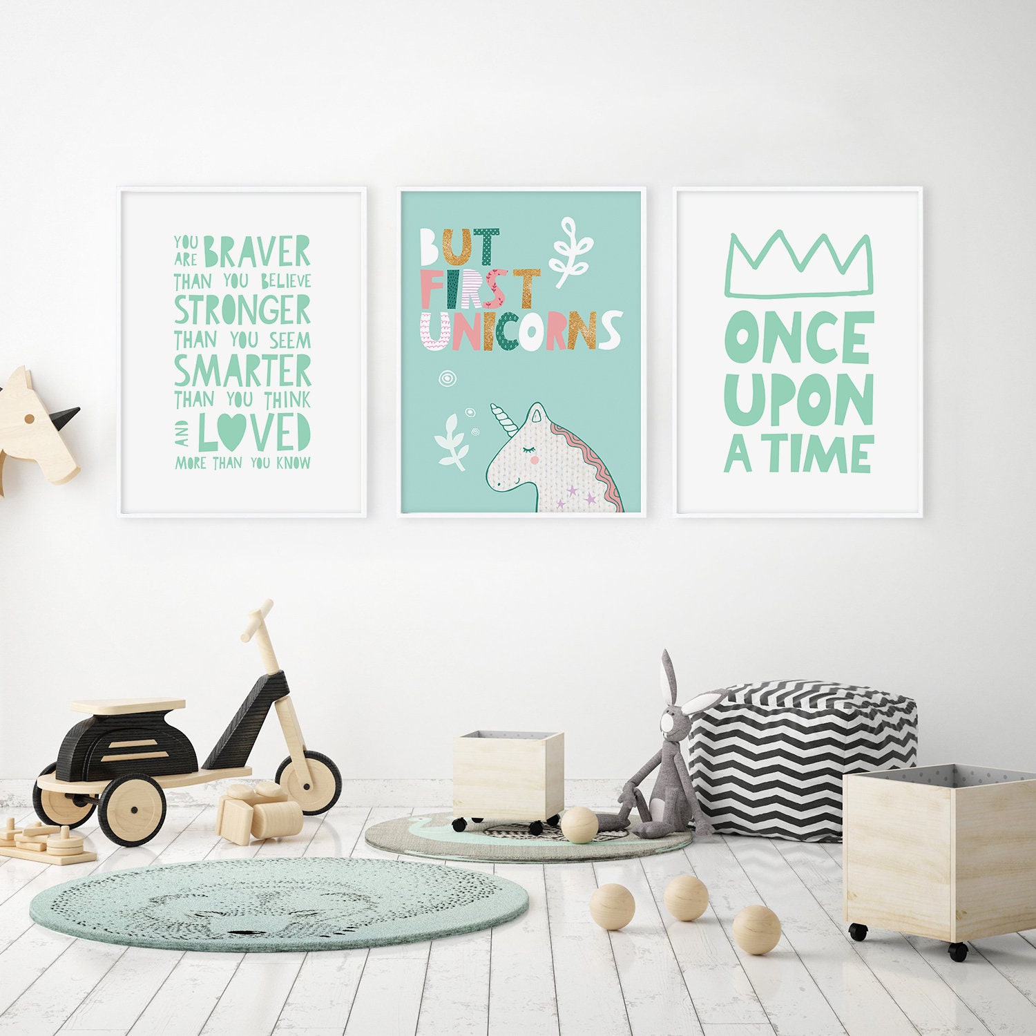 Playroom posters nursery prints boy girls bedroom prints Etsy